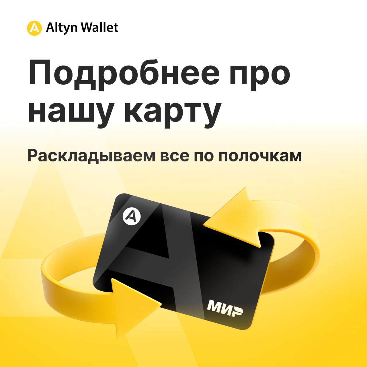 Карта МИР от Altyn Wallet