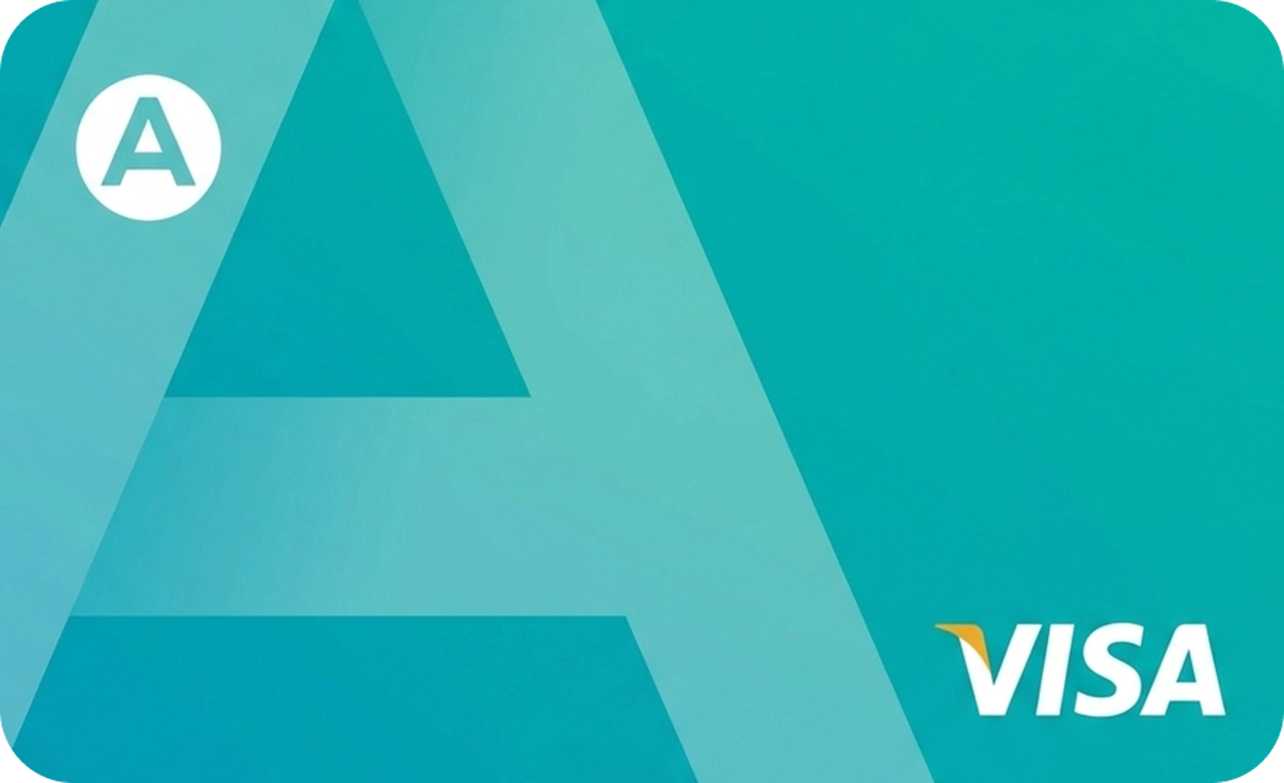 Visa Platinum для оплаты за рубежом в кошельке Алтын